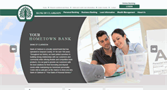 Desktop Screenshot of bankofclarkson.com